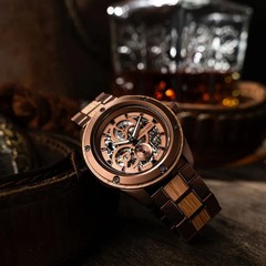 Original Grain Whiskey Espresso Rugged Automatic 45mm MSRP $365🔥NEW🔥
