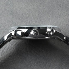 CADISEN 7065 43mm Chronometer AR Lens Date 5 ATM 64g Luminous Hands Japan Quartz