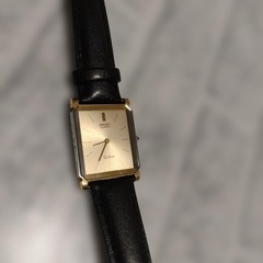 Operational New battery SEIKO Quartz Dolce Men s wristwatch Square New belt