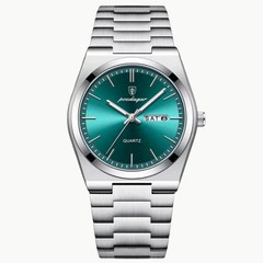 Men’s Luxury Quartz Watch – Stainless Steel Bracelet – Elegant Business Style