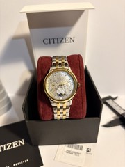CITIZEN FD0004-51D Calendrier Chronograph Moon Phase Diamond Women’s Watch