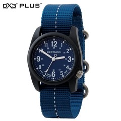 BERTUCCI DX3 Plus Watch #11134 Cobalt Blue Dial, Black Case, Blue w/ White Band