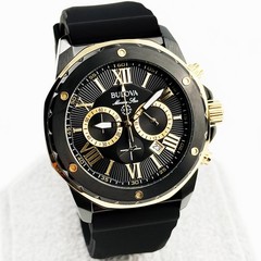 Bulova Marine Star Six Hand Quartz Chronograph Sports Men’s Watch 44 mm 98B278