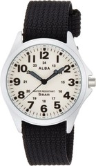 SEIKO ALBA Full Luminous Dial Field Watch AQPK401 Japanese Domestic Model JP