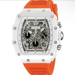 Activa Fury X Invicta Mens Quartz MG53 Skeleton Dial Orange 44mm ACW2305-015 NIB