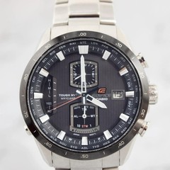 CASIO EDIFICE EQW-A1100DB-1AJF Chrono Radio Solar SS 45.6mm Black Silver