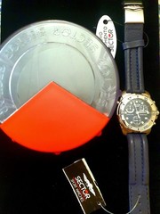 New Sector 250 Chrono Alarm Blue Steel Sapphire Crystal 100Mt Swiss Watch
