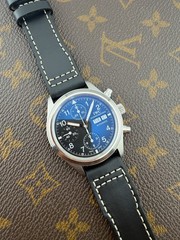 IWC Pilot Chronograph Der Fliegerchronograph Acier Inox Case Swiss Made