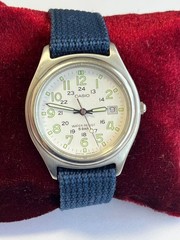 CASIO Quartz Watch, Navy Strap