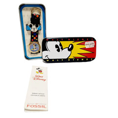 Vintage Fossil Minnie Mouse Disney Watch DM12512 Analogue Mostly Movies