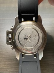 Invicta I-Force 19252 Quartz Chronograph Blue Bezel 51mm Watch (Dead Battery)