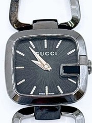 GUCCI 125.5 G Collection Women’s Quartz Watch Black Dial Stainless Steel
