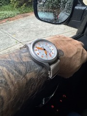 BERNY Automatic Titanium Watch Miyota 8215 Sapphire 10ATM Pilot Sports 40.5mm