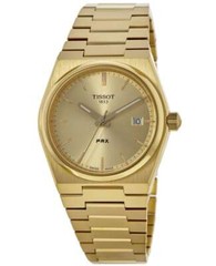 New Tissot PRX Quartz 35mm Champagne Dial Unisex Watch T137.210.33.021.00
