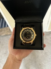 JBW 562 Men’s Gold Diamond Accent 50mm Stainless Steel Swiss Watch JB-6225