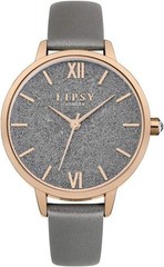 New Ladies Lipsy London Rose Gold Glitter Dial Watch Crystal Crown LP615 Rp £50