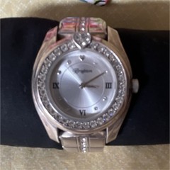 Brighton Women’s Vintage Quartz Analog Dress Watch Roman Numerals Hearts
