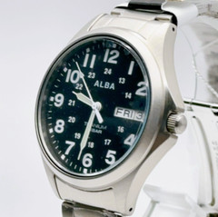 Seiko Watch Alba AQPJ402 Quartz Titanium Sporty Waterproof 10 Atm Men’s Watch