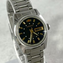 ORIENT Three Star Automatic 559WC8-02 DayDate Watch Stainless Steel no Box USED