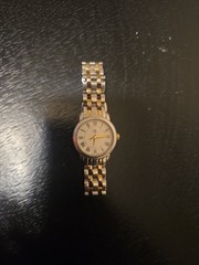 VINTAGE ESQ BY SWISS WATCH STAINLESS & GOLD TONE Classic NICE!
