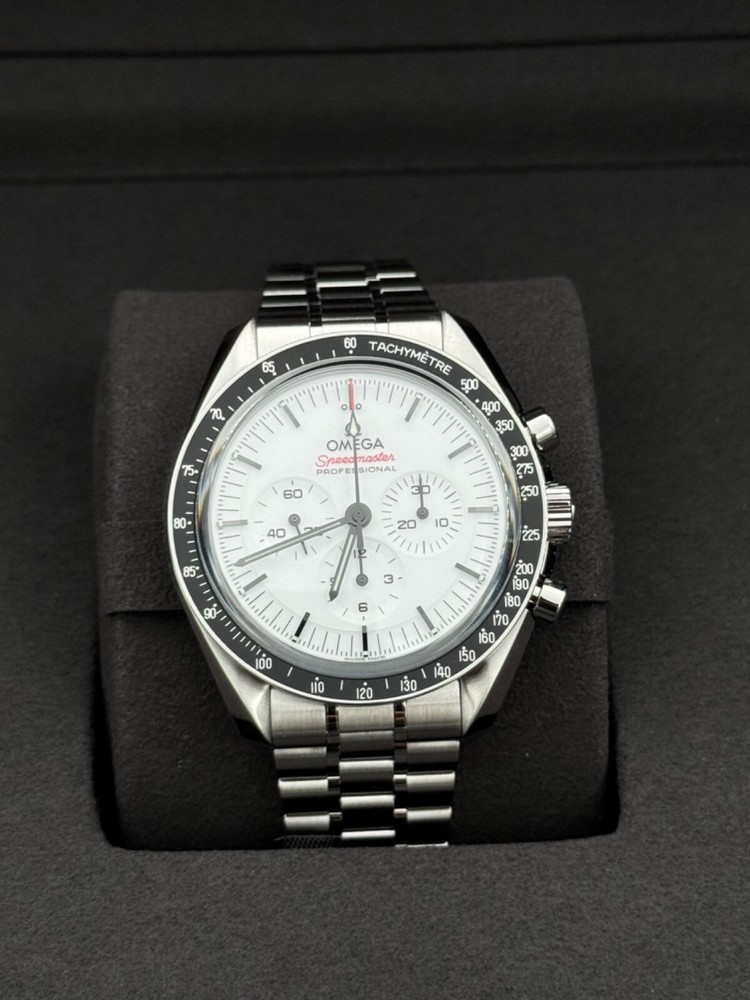 2024 OMEGA SPEEDMASTER MOONWATCH NEW WHITE DIAL 42MM WATCH 310.30.42.50.04.001