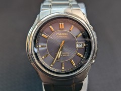 Casio Lineage LIW-110T Titanium Tough Solar Wave Ceptor Radio Sync LED Watch