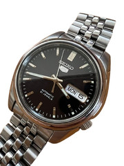 SEIKO 5 Automatic Men’s Watch 7S26-01V0 Exhibition Case Back Japan