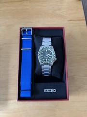 Seiko 5 Sports x Rowing Blazers Green Dial Auto Day/Date 100m Box Papers – NEW