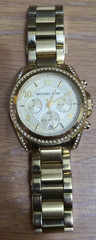 Michael Kors MK5466 Unisex Gold Stainless Steel Analog Dial Quartz Watch PB10