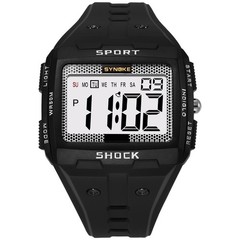 Waterproof Wrist Watch Mens Sports Army Digital Large LED Screen Military Watch
