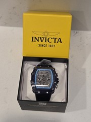 Invicta Racing Night Fall Nitro Gen Men’s Watch 43mm Quartz 50m Blue/Gray w/Box