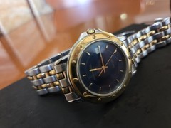 Raymond Weil Tango 5560 Blue Dial Two Tone Stainless Steel 36mm Quartz Watch