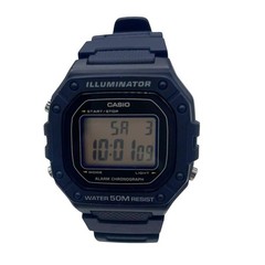 Casio W-218H-1A Digital Illuminator Watch Used