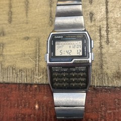 Vintage Casio DBC-150 Databank 1477 Illuminator Stainless Digital Watch
