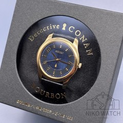 Detective Conan x Seiko Bourbon (Amuro Tooru) 2023 model Gold Navy [Near Mint]