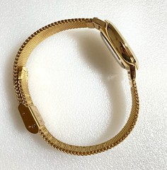 Women’s IBSO Boerni Aibisino White Dial Gold Tone Mesh Bracelet Watch