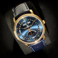 Blancpain Villeret 40 Quantième Complet Calendar 6654-3640-55B Red Gold B&P