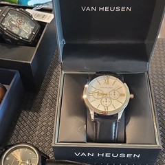 3 Watches In Box & Manual 5 New No Box Tom Hardy Van Heusen