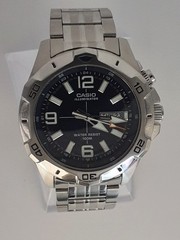 CASIO ILLUMINATOR MTD-1082 REFRESHED 24-HOUR DAY/DATE MEN’S WATCH NEW BATTERIES