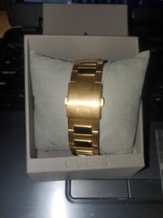 Gold-Tone and Black Multifunction Watch