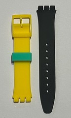 AWESOME NEW REPLACEMENT SILICONE 17MM BANDS FOR VINTAGE SWATCH WATCHES 11/25