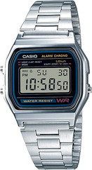 Casio A158WA Unisex Digital Watch Vintage 100s Stopwatch Alarm 7-Year Battery WR