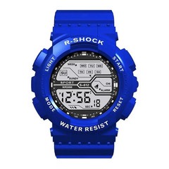 Men’s Digital Sports Watch LED Waterproof Shock Resistant Large Screen Wrist