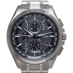 Citizen Attesa Eco Drive Watch H804 T018696 Gray Silver Stainless Steel Men’s