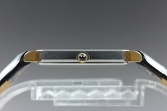 [Exc+5] SEIKO Dolce 7730-5020 25mm Gold Dial Quartz Men’s Vintage Watch JAPAN