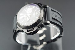 Panerai Luminor Gmt Automatic Black Dial on Leather PAM00088