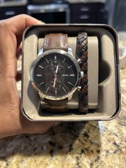 Fossil Townsman Men’s Watch and Bracelet Set