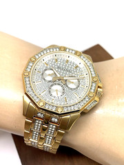 Bulova Men’s Watch 98C126 Octava Quartz Gold Stainless Steel Gemmed Dial 42mm