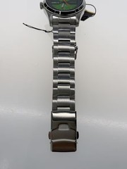 HUF SEIKO Wristwatch Analog Green Silver