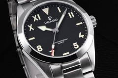 KEASO Miyota 2035 Japan Quartz Movement 200M Diver Watch 36.8mm C3 316L KE03